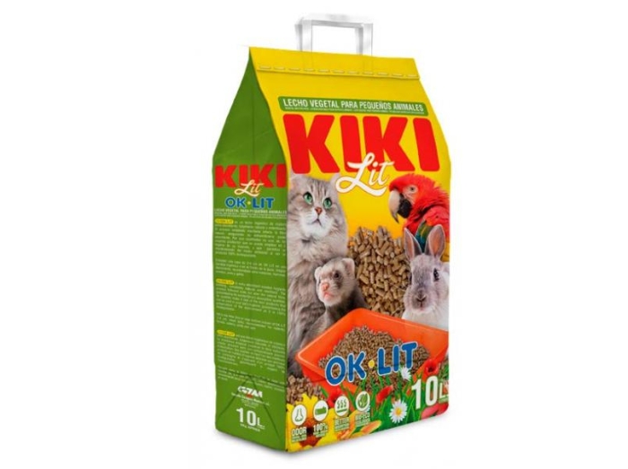 0b71adb679cc222af29fcdff255d6057.jpg Litière en granulé de bois KIKI pour chats