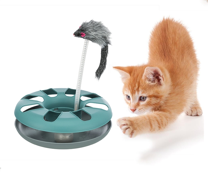 4391d3d947e74638965729f6d49e3a8b.jpg jouet pour chat cercle avec ball - trixie