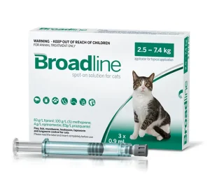 Broadline Antiparasitaire pour chat