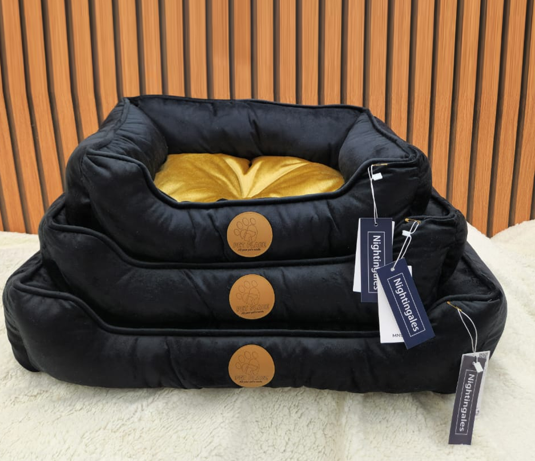 d Coussin chaud et confortable pour chien et chat noir
