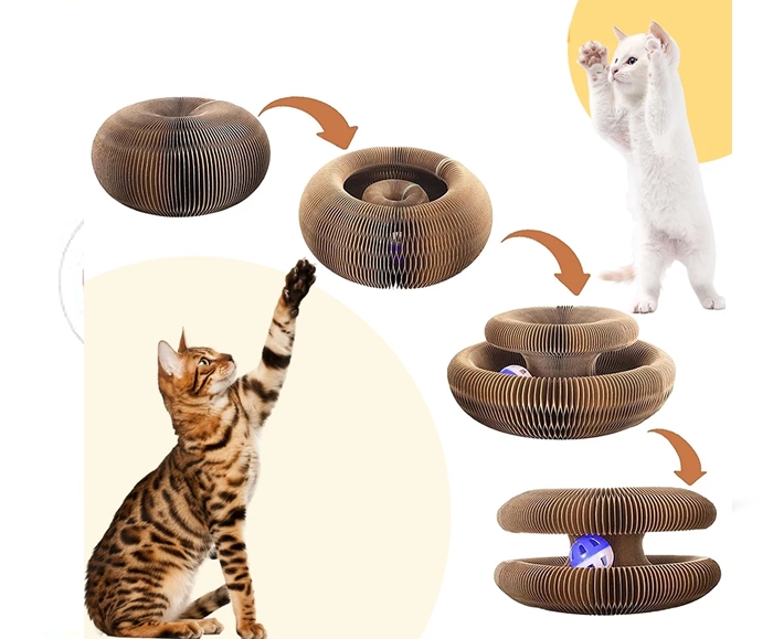 0816b16eee2a506cad911e5fdad4f586 Jouet multifonction pour chat avec balle