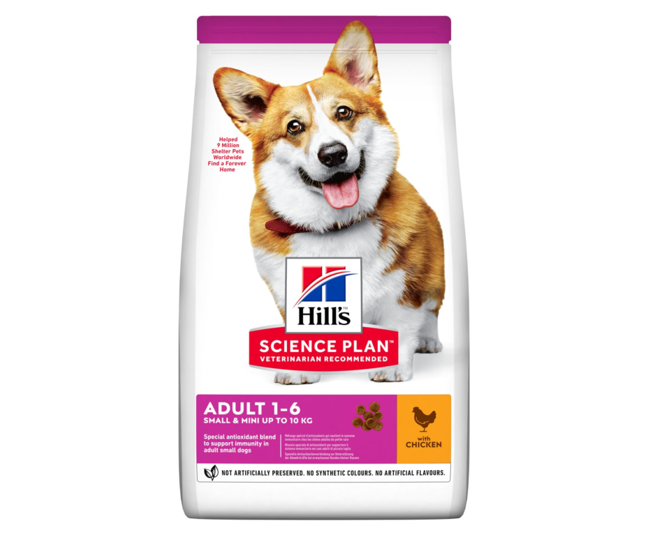 kjkjk Croquettes chien Adulte Small and Mini Au Poulet 1,5kg – Hill’s Science Plan